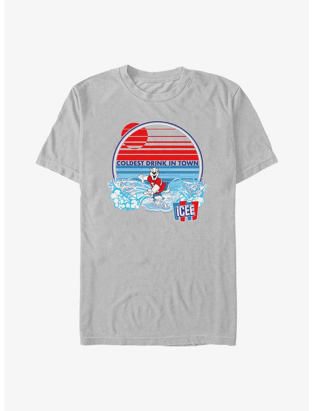 Icee  Surfin Bear T-Shirt, SILVER, hi-res