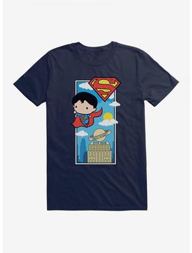 DC Comics Superman Chibi Daily Planet T-Shirt, MIDNIGHT NAVY, hi-res