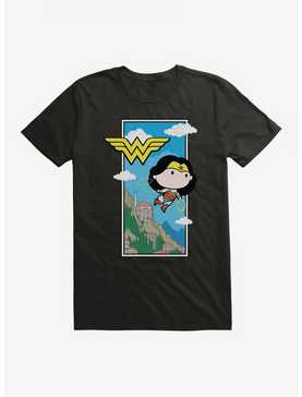 DC Comics Chibi Wonder Woman Flying Lasso T-Shirt, , hi-res