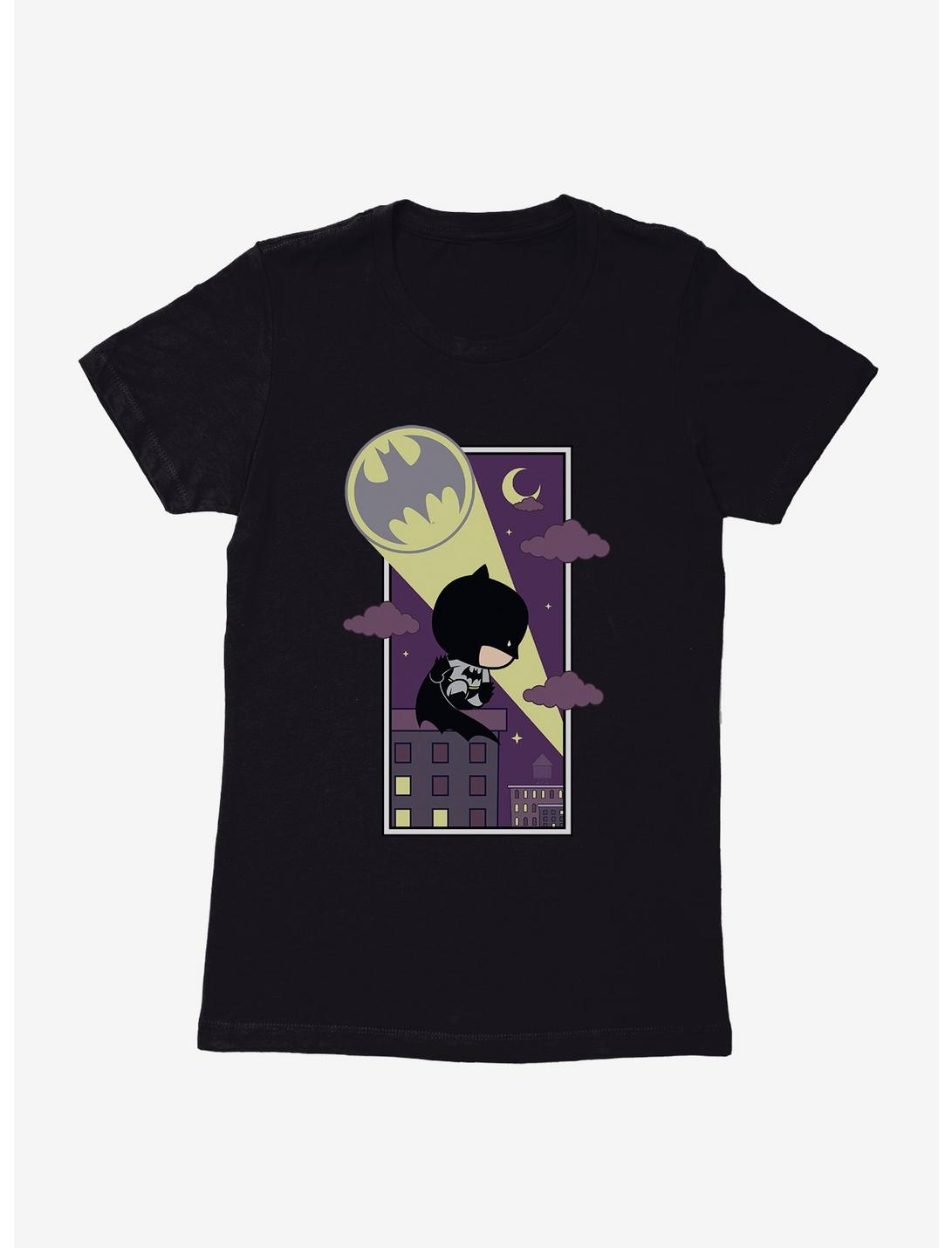 DC Comics Batman Chibi Bat Signal Womens T-Shirt, , hi-res
