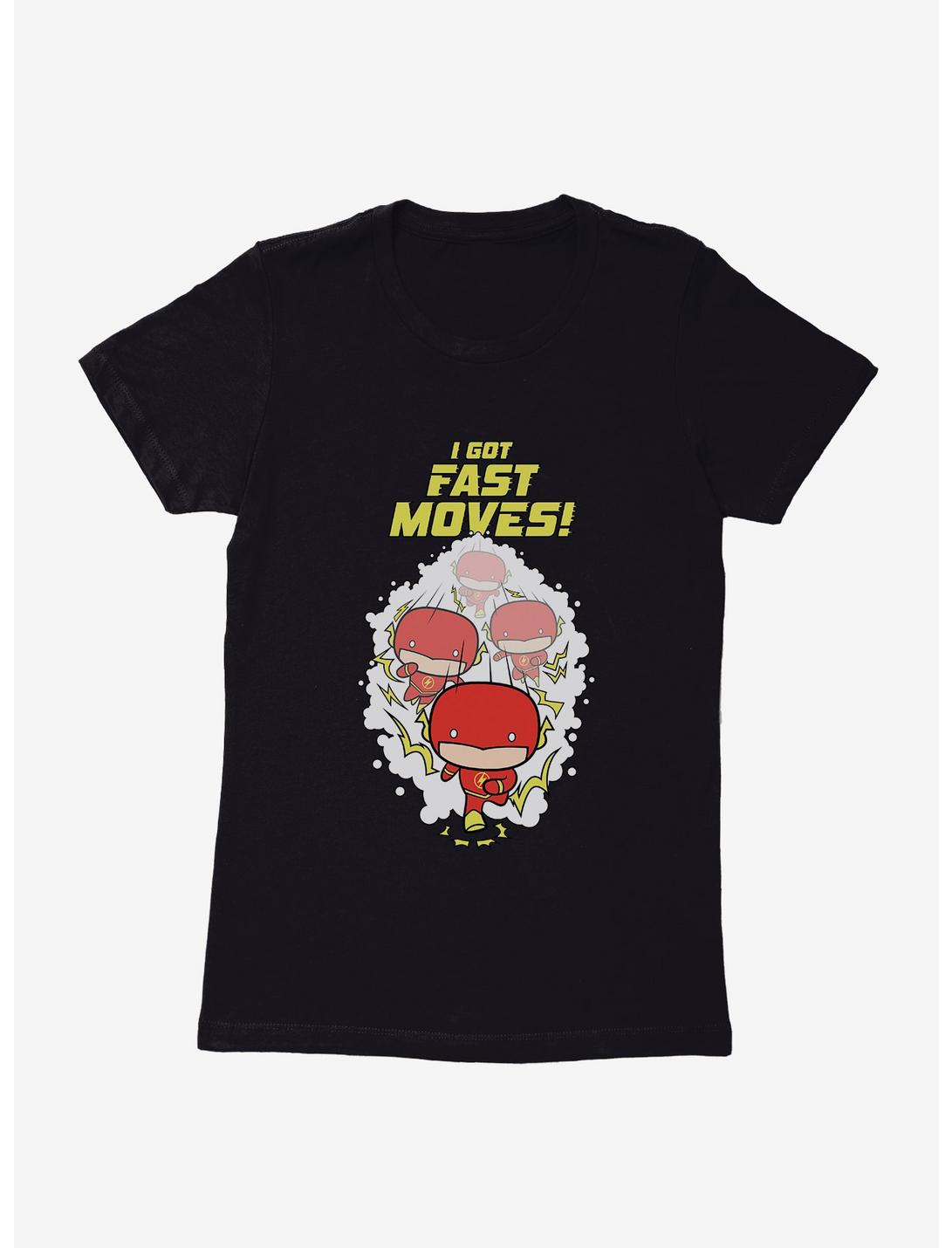 DC Comics Chibi The Flash Fast Moves Womens T-Shirt, , hi-res