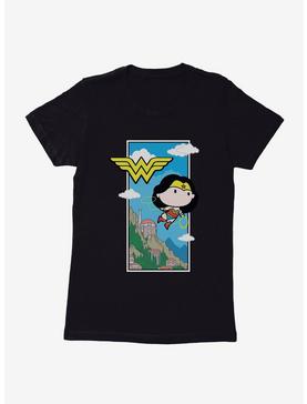 DC Comics Chibi Wonder Woman Flying Lasso Womens T-Shirt, , hi-res