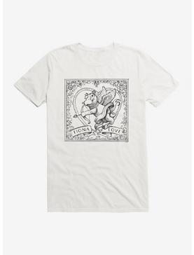 Fiona The Hippo Valentine's Day Cupid Sketch T-Shirt, , hi-res