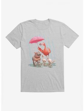 Fiona The Hippo Valentine's Day Staying Dry T-Shirt, , hi-res