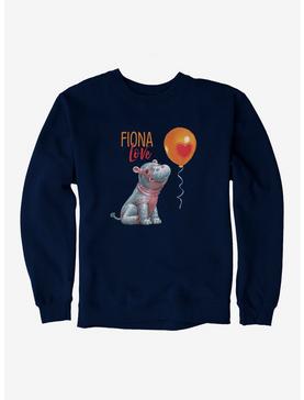 Plus Size Fiona The Hippo Valentine's Day Love Balloon Sweatshirt, , hi-res