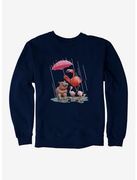 Plus Size Fiona The Hippo Valentine's Day Staying Dry Sweatshirt, , hi-res