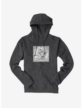 Plus Size Fiona The Hippo Valentine's Day Cupid Sketch Hoodie, , hi-res