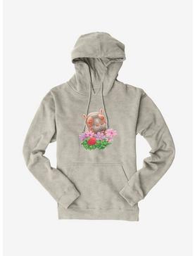 Plus Size Fiona The Hippo Valentine's Day Flowers Hoodie, , hi-res