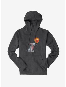 Plus Size Fiona The Hippo Valentine's Day Heart Balloon Hoodie, , hi-res