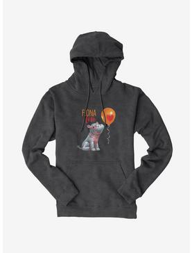 Plus Size Fiona The Hippo Valentine's Day Love Balloon Hoodie, , hi-res