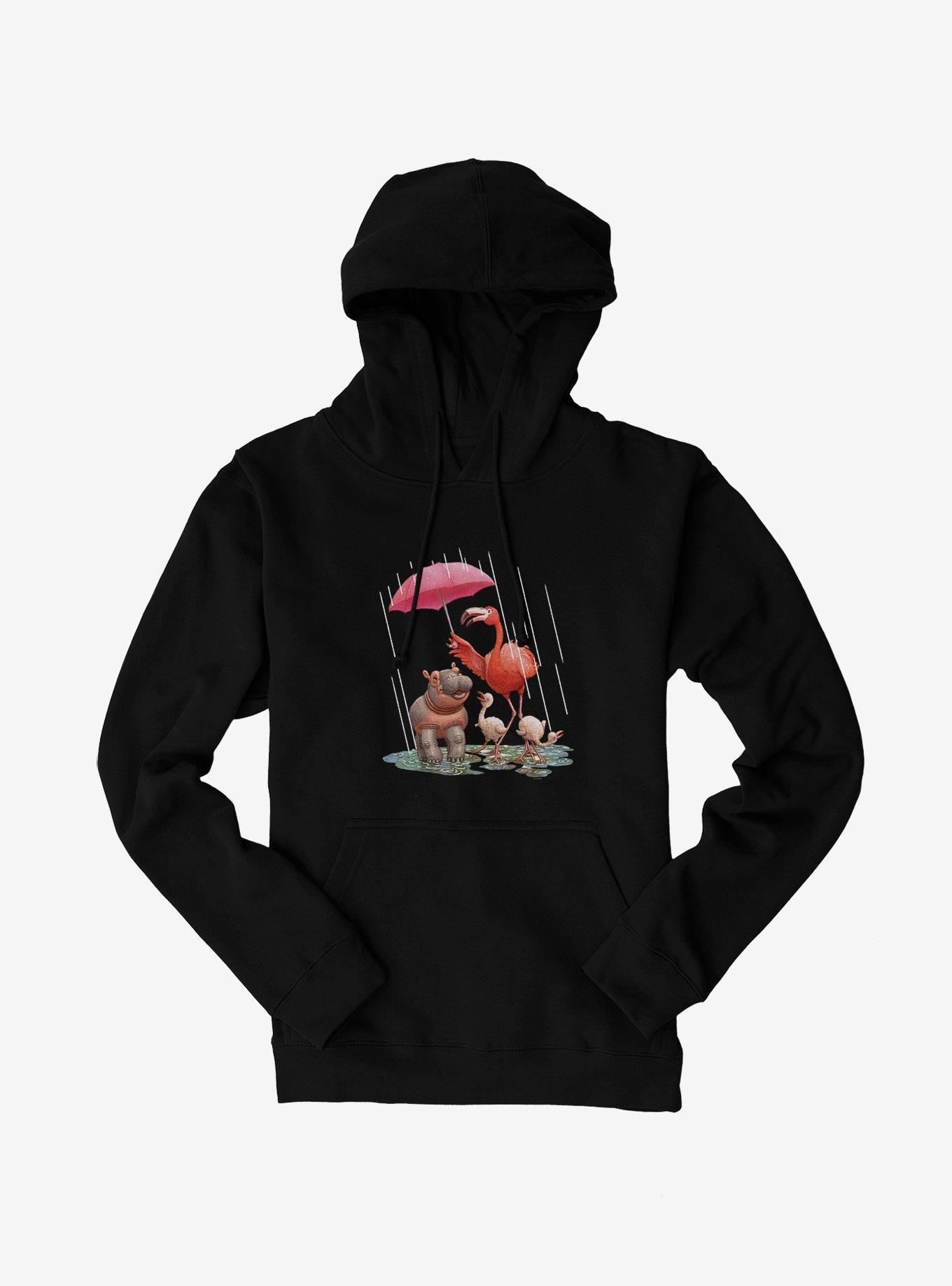 Plus Size Fiona The Hippo Valentine's Day Staying Dry Hoodie, , hi-res