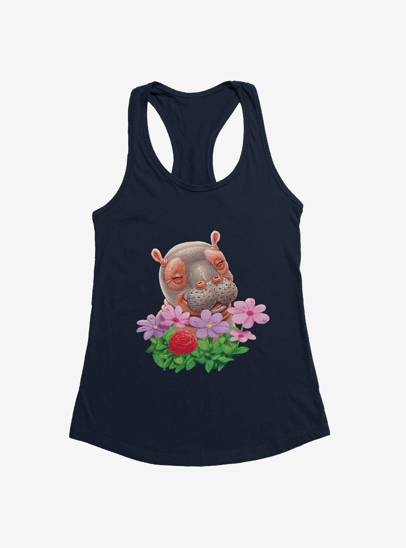 Fiona The Hippo Valentine'S Day Flowers Girls Tank, , hi-res