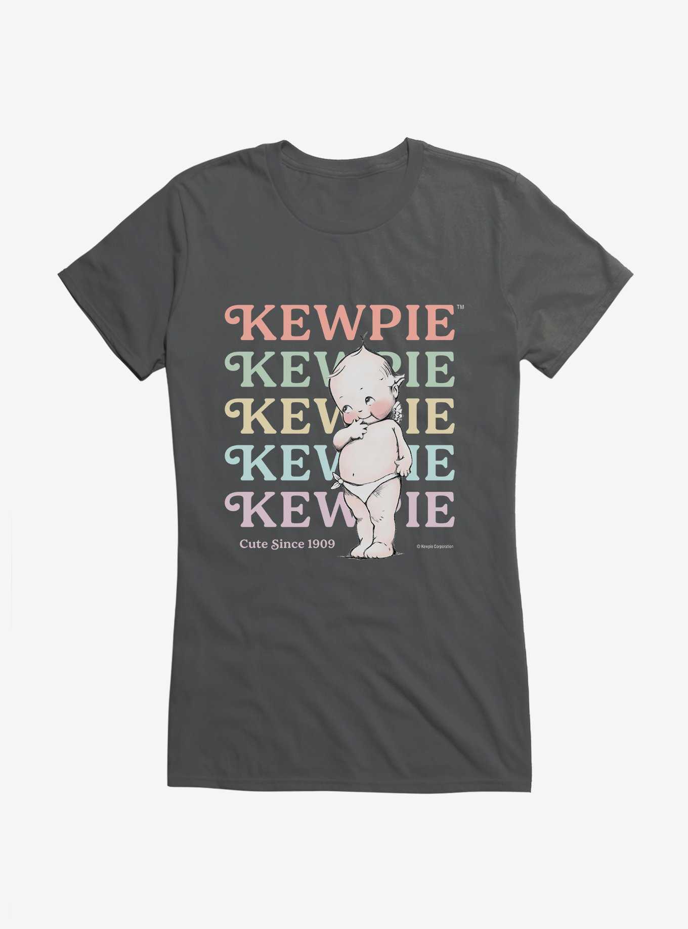 Kewpie Cute Since 1909 Girls T-Shirt, CHARCOAL, hi-res