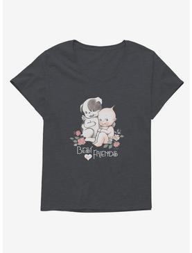 Kewpie Best Friends Girls T-Shirt Plus Size, CHARCOAL HEATHER, hi-res