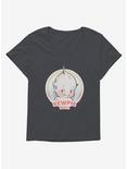 Kewpie Doll Girls T-Shirt Plus Size, CHARCOAL HEATHER, hi-res