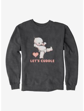 Kewpie Lets Cuddle Sweatshirt, CHARCOAL HEATHER, hi-res
