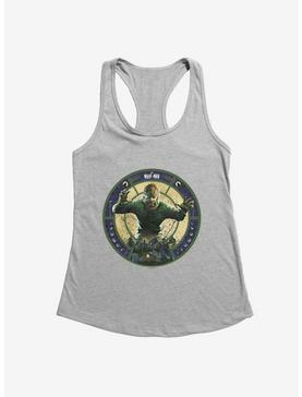 The Wolf Man Moon Phases Girls Tank, HEATHER, hi-res