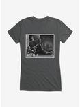 The Wolf Man Black And White Movie Poster Girls T-Shirt, CHARCOAL, hi-res