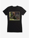 The Wolf Man Movie Poster Girls T-Shirt, BLACK, hi-res