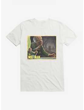 The Wolf Man Movie Poster T-Shirt, WHITE, hi-res