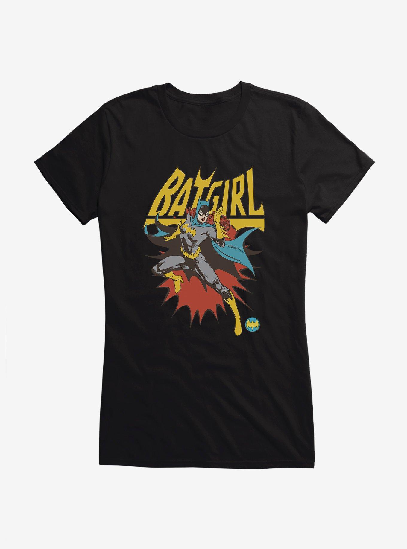 DC Comics Batman Batgirl Action Portrait Girls T-Shirt