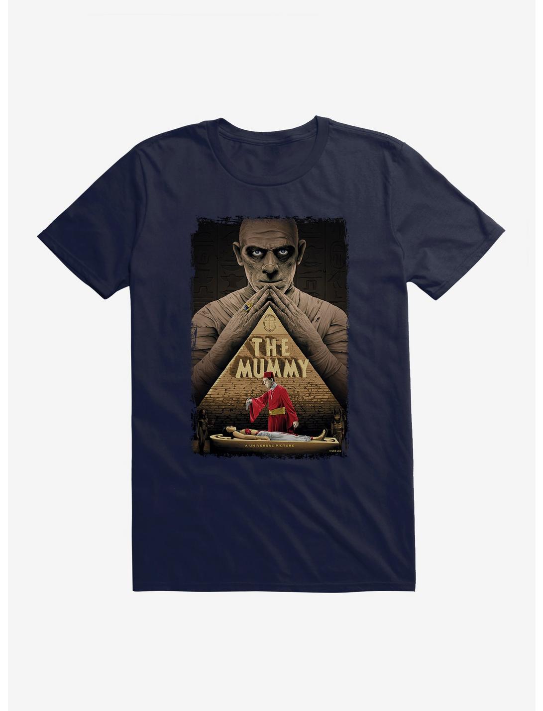 The Mummy Poster T-Shirt, NAVY, hi-res
