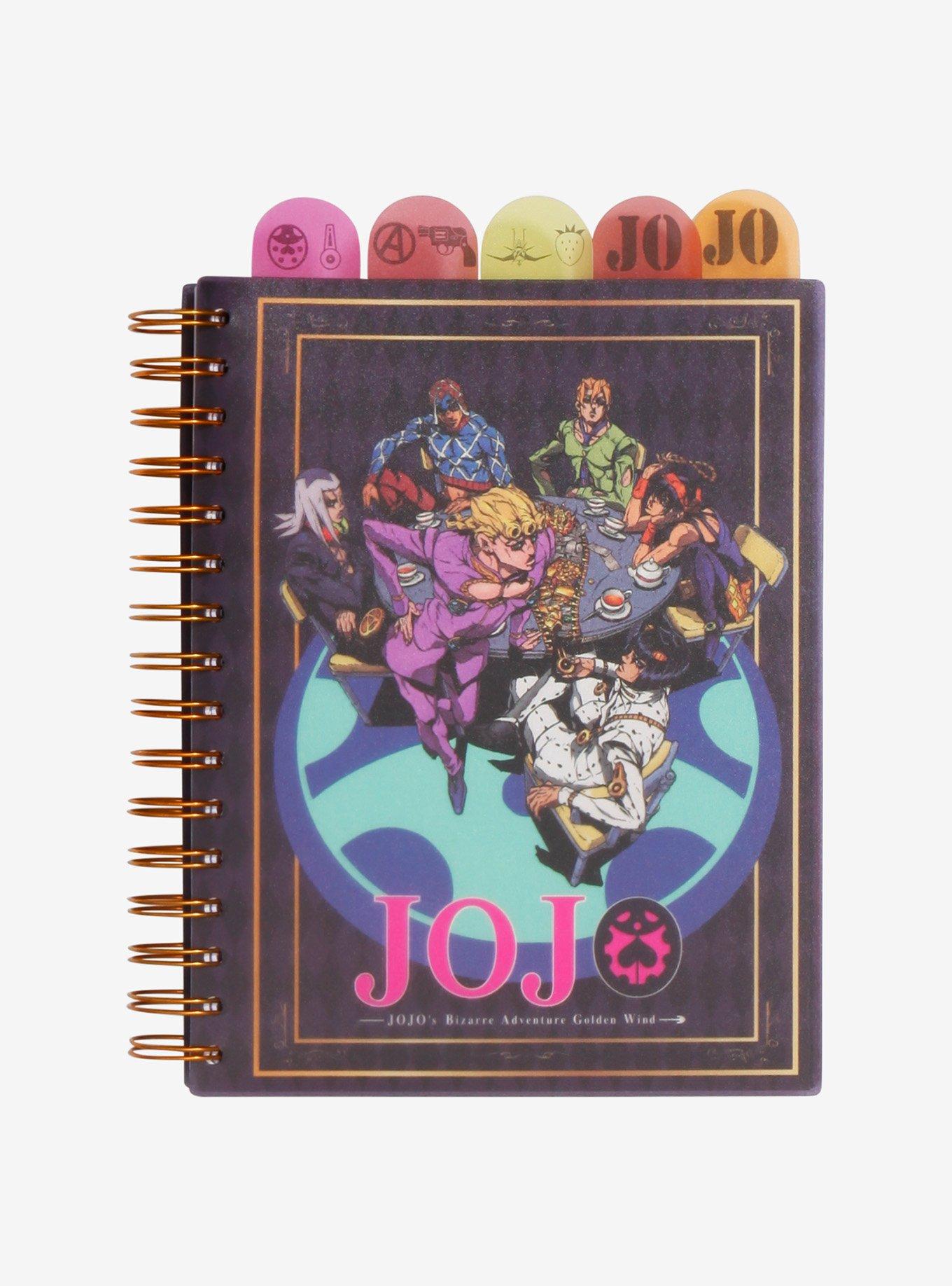 JoJo's Bizarre Adventure: Golden Wind Group Tabbed Journal