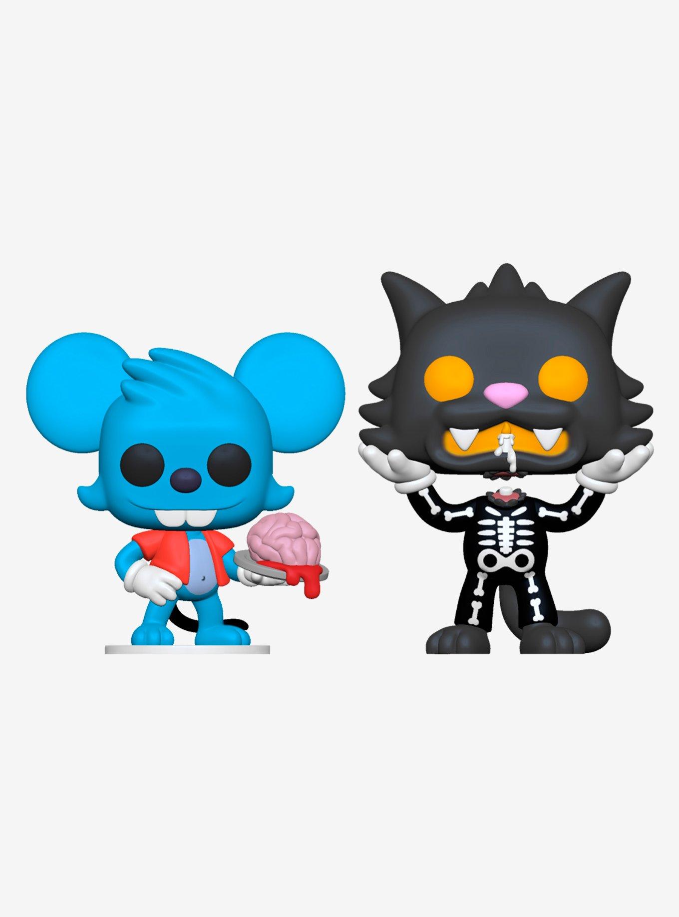 Funko The Simpsons Halloween Pop! Television Itchy & Scratchy (Skeleton) Vinyl Figure Hot Topic Exclusive