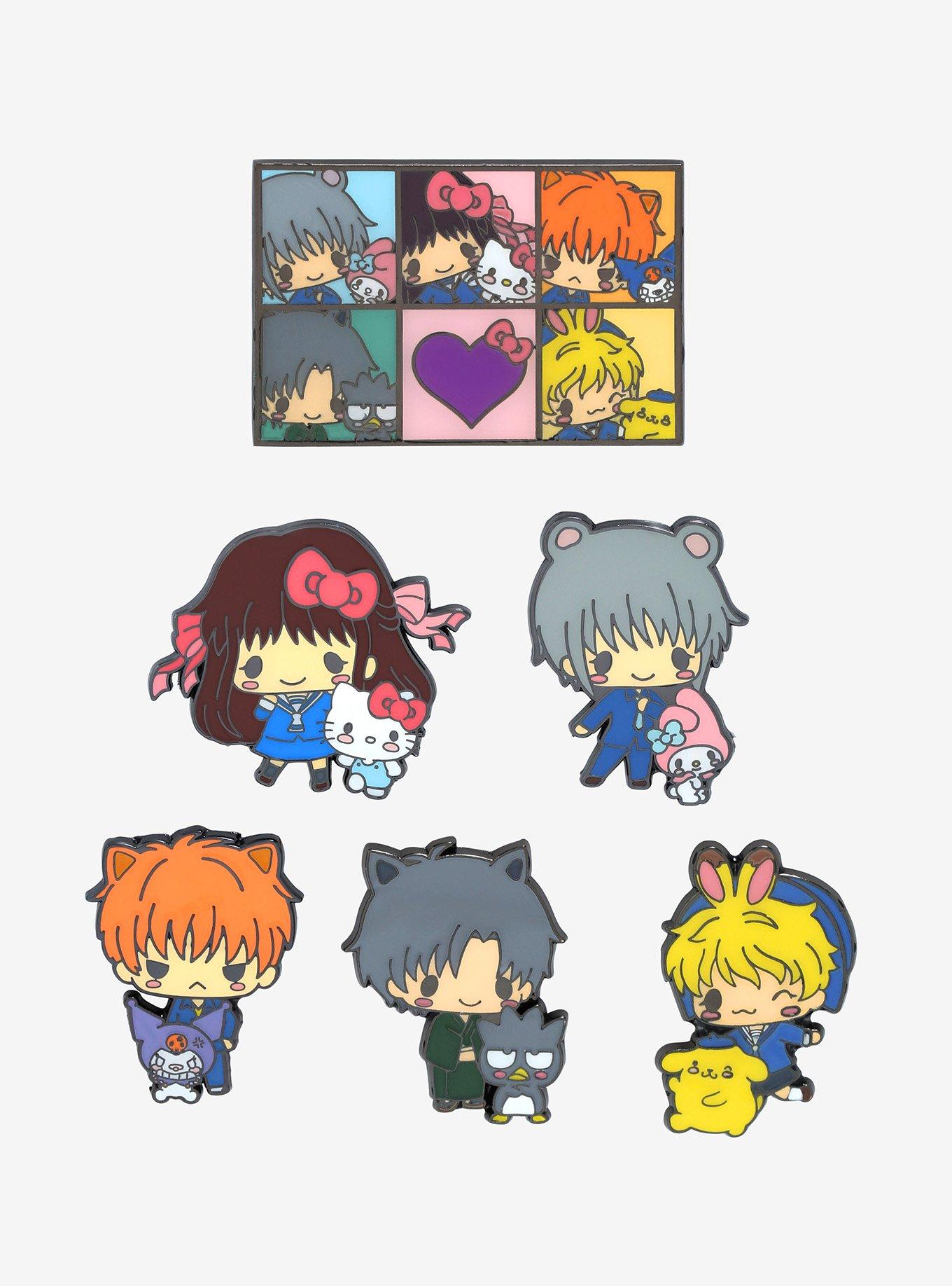 Fruits Basket x Hello Kitty & Friends Chibi Characters Blanket + Accessories