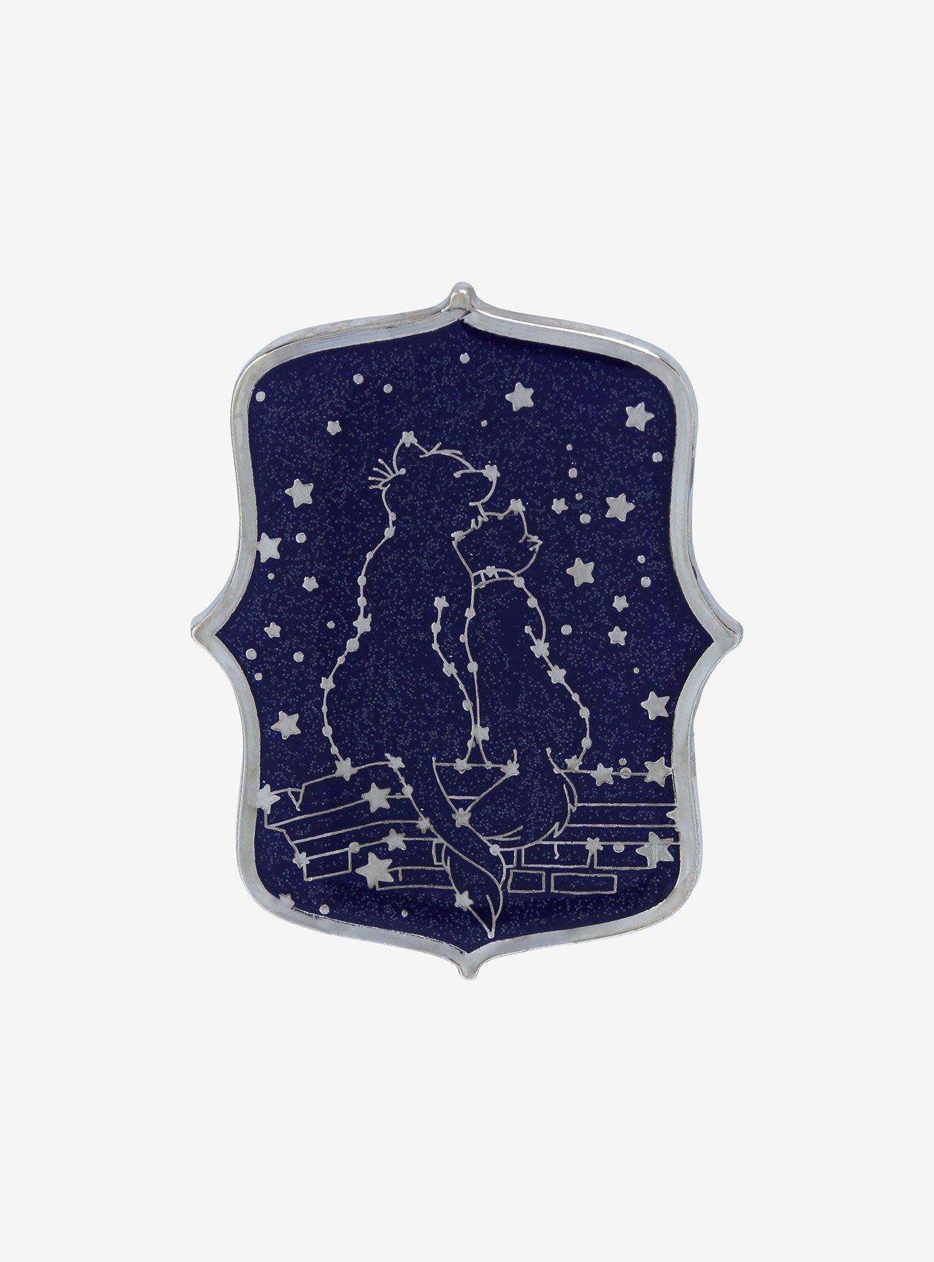 Loungefly Disney The Aristocats Thomas O'Malley & Duchess Constellation Enamel Pin - BoxLunch Exclusive, , hi-res