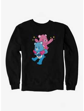 Care Bears Grumpy And Cheer Piggy Back Ride Sweatshirt, , hi-res