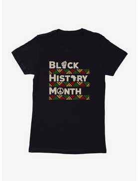 Black History Month Pattern Print Womens T-Shirt, , hi-res
