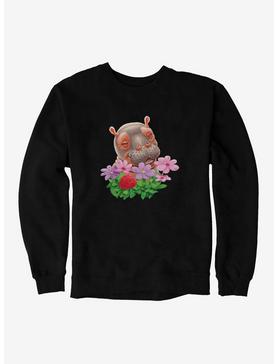 Fiona The Hippo Valentine's Day Flowers Sweatshirt, , hi-res