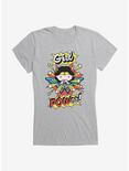 DC Comics Chibi Wonder Woman Girl Power Girls T-Shirt, HEATHER, hi-res