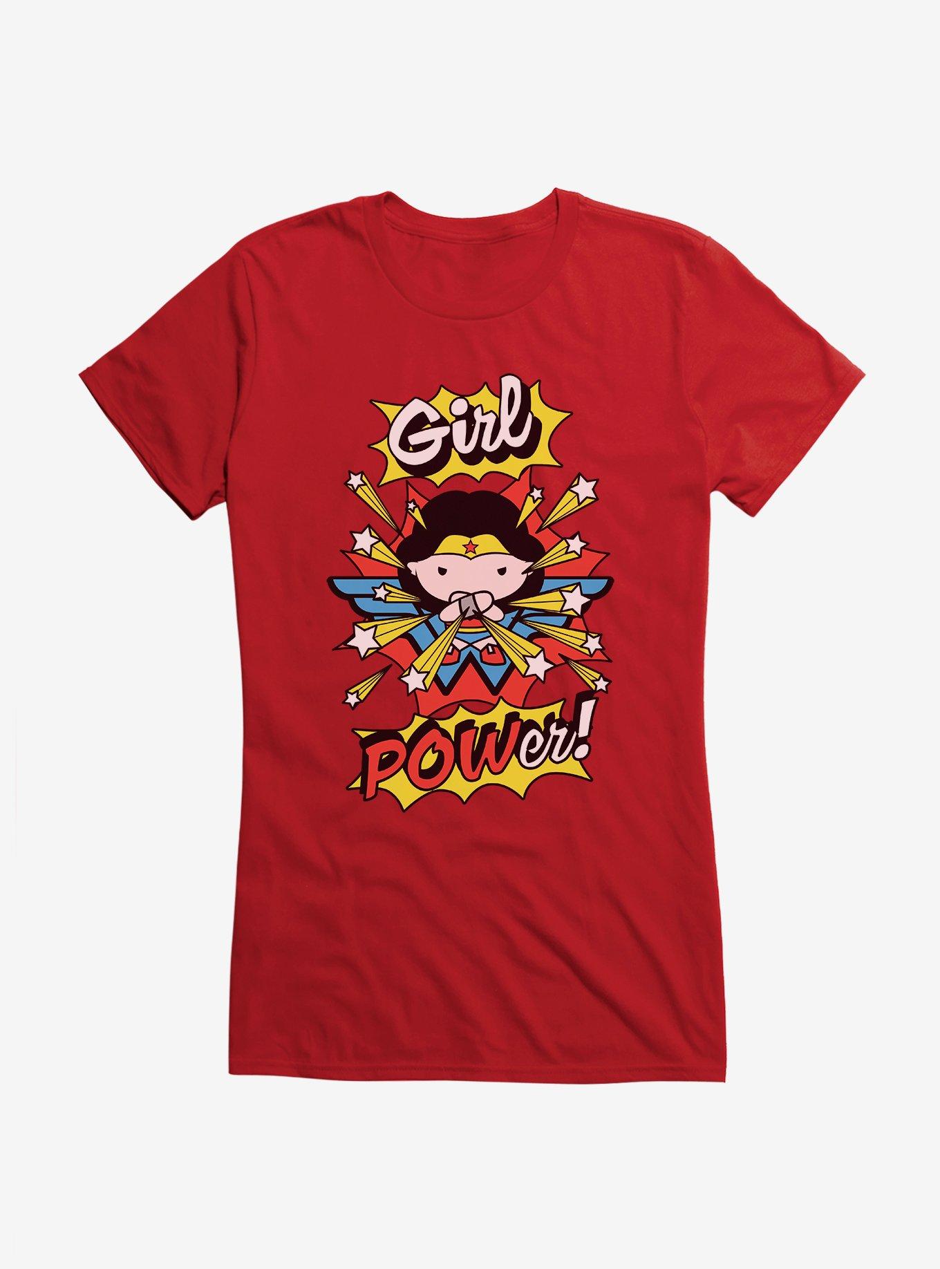 DC Comics Chibi Wonder Woman Girl Power Girls T-Shirt, , hi-res