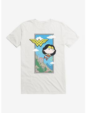 DC Comics Chibi Wonder Woman Flying Lasso T-Shirt, WHITE, hi-res