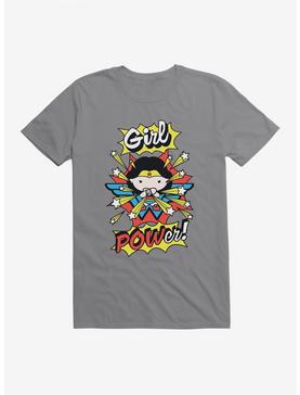 DC Comics Chibi Wonder Woman Girl Power T-Shirt, STORM GREY, hi-res