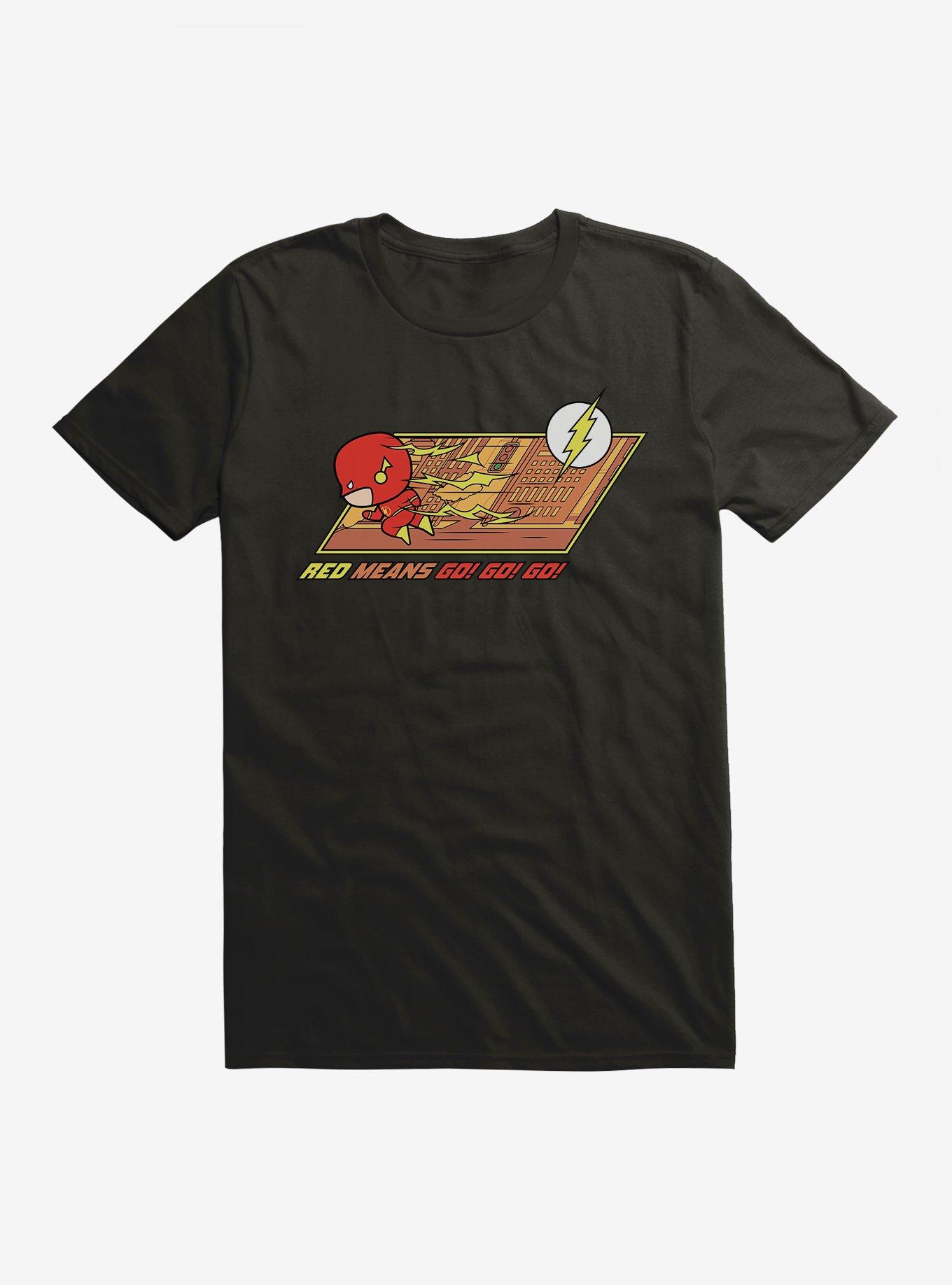 DC Comics Chibi The Flash Red Means Go T-Shirt