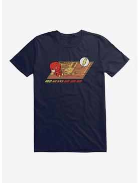 DC Comics Chibi The Flash Red Means Go T-Shirt, NAVY, hi-res
