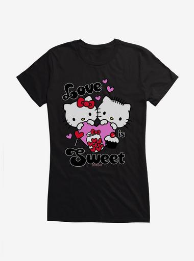 Hello Kitty Sweet Love Girls T-Shirt Pink