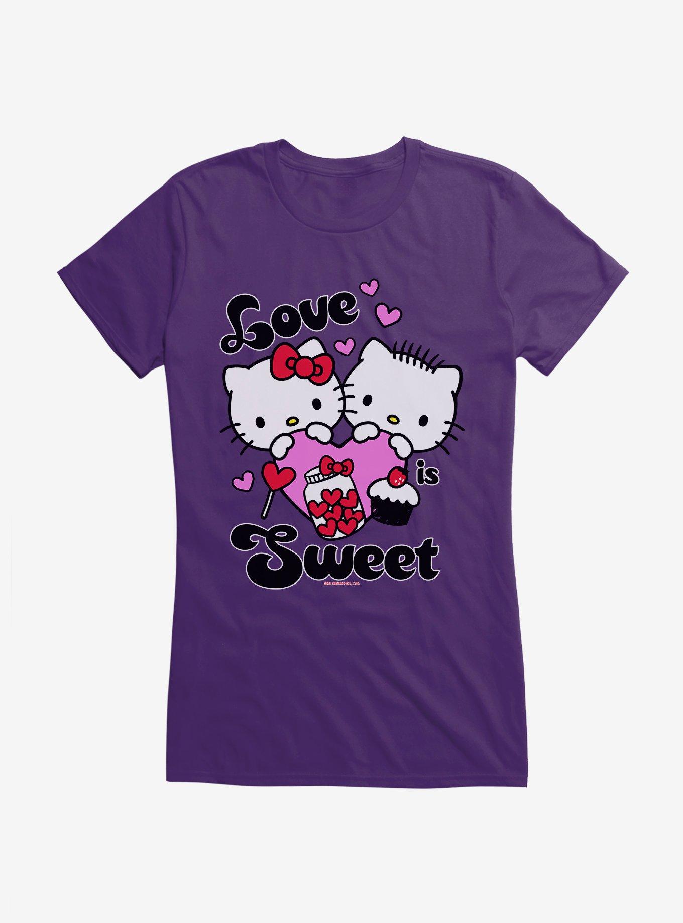 Hello Kitty Sweet Love Girls T-Shirt Pink