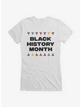 Black History Month Bold Script Girls T-Shirt, , hi-res