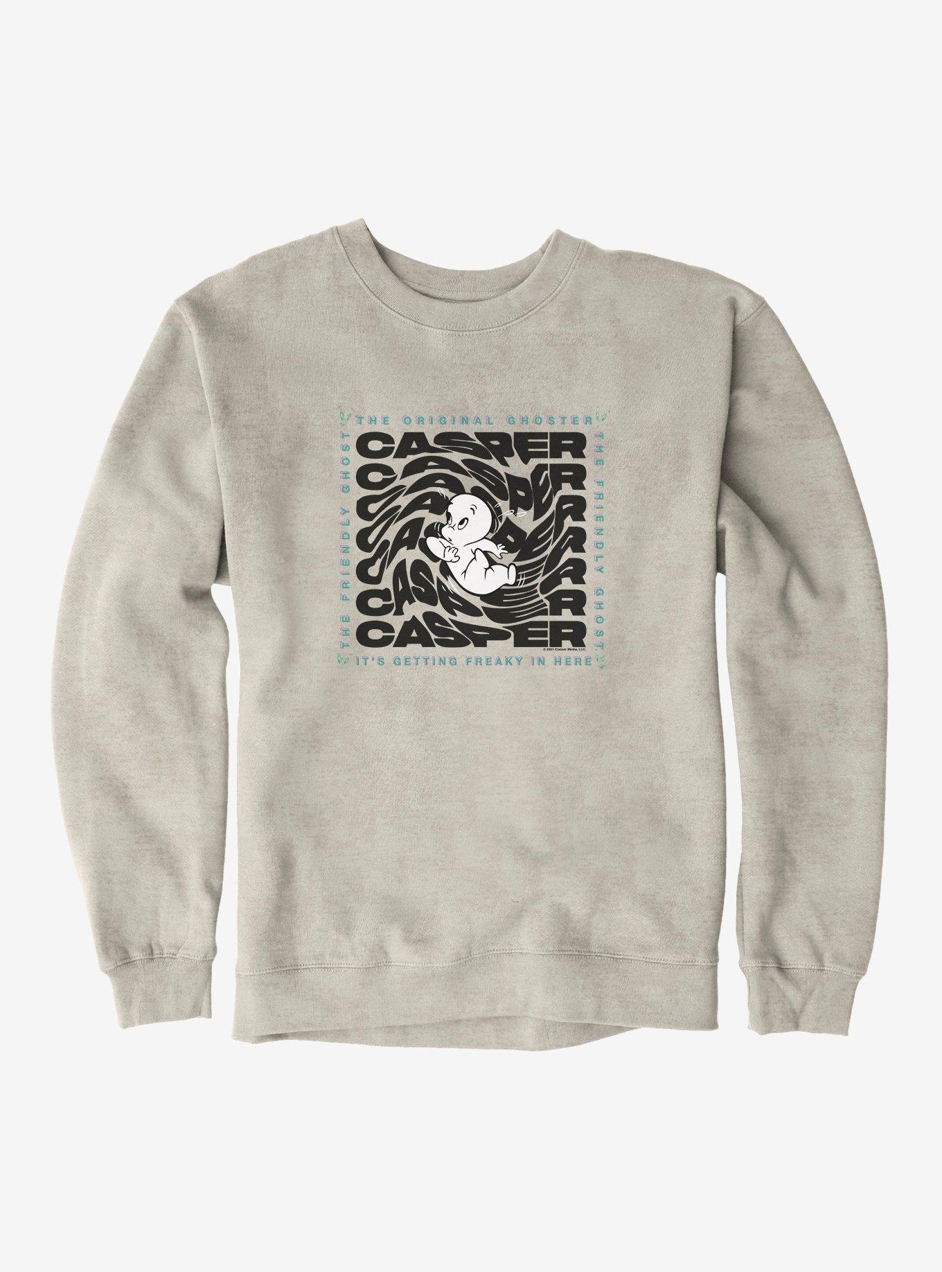 Casper The Friendly Ghost Virtual Raver Freaky Here Sweatshirt, , hi-res