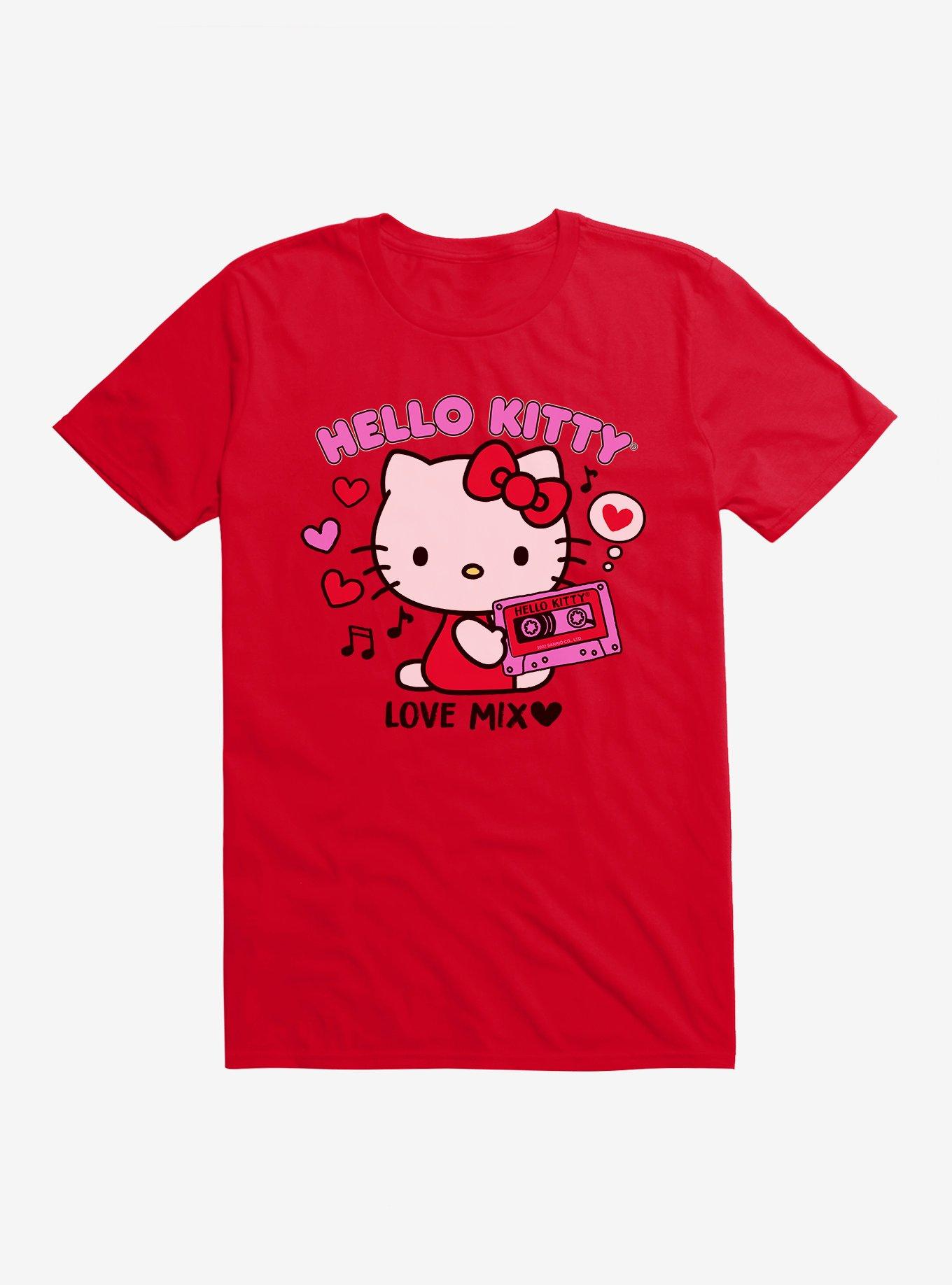 Men's Sanrio Hello Kitty Racing Short Sleeve Graphic T-Shirt - Black XXL in  2023