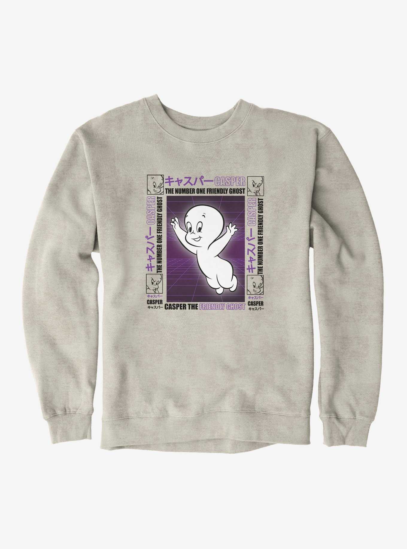 Casper The Friendly Ghost Virtual Raver Number One Sweatshirt, , hi-res
