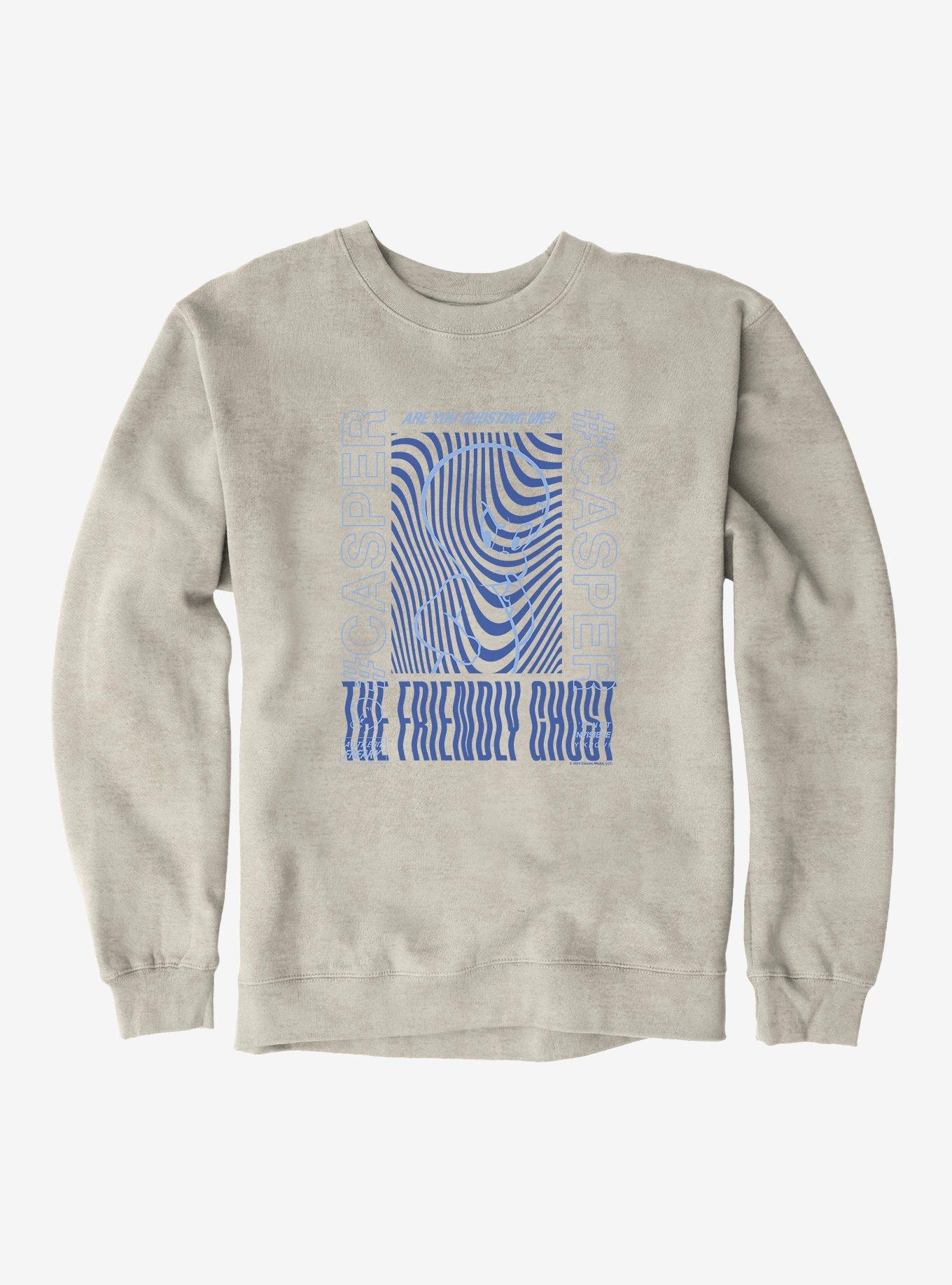 Casper The Friendly Ghost Virtual Raver Swirl Ghost Sweatshirt, , hi-res