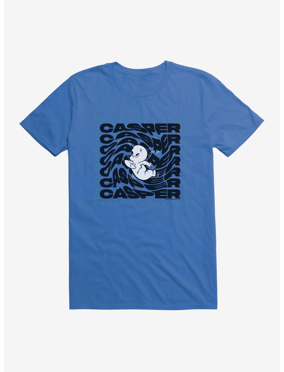 Casper The Friendly Ghost Virtual Raver Freaky Here T-Shirt, ROYAL BLUE, hi-res