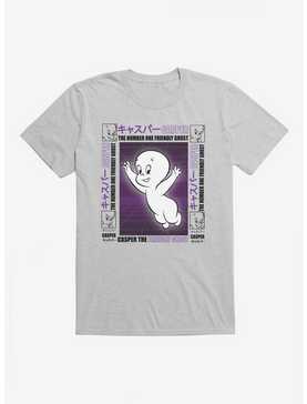 Casper The Friendly Ghost Virtual Raver Number One T-Shirt, HEATHER GREY, hi-res