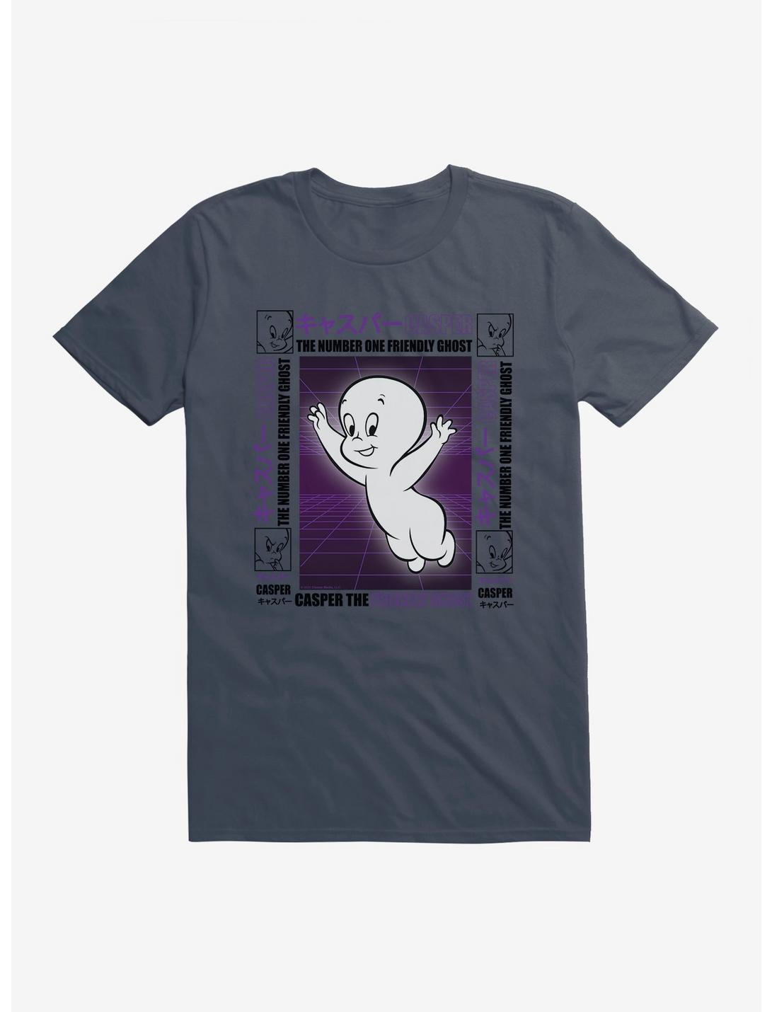 Casper The Friendly Ghost Virtual Raver Number One T-Shirt, LAKE, hi-res