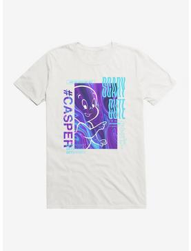 Casper The Friendly Ghost Virtual Raver Scary Cute T-Shirt, WHITE, hi-res